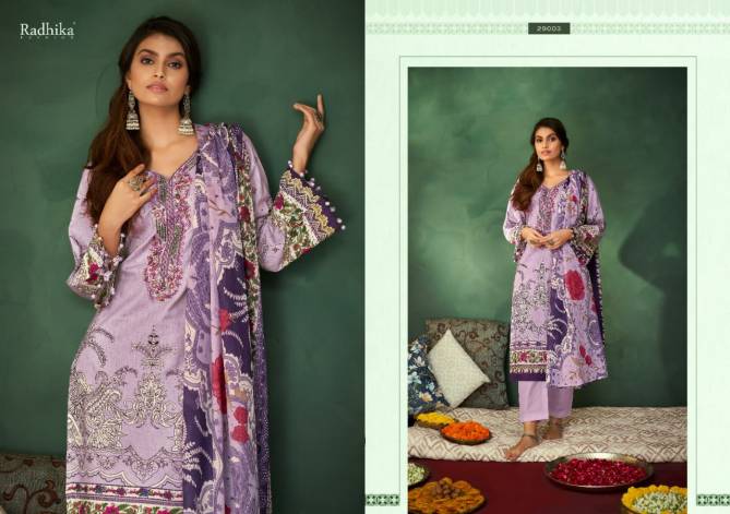 Azara Radhika Mussaret 19 Casual Daily Wear Printed Cotton Dress Material Collection
